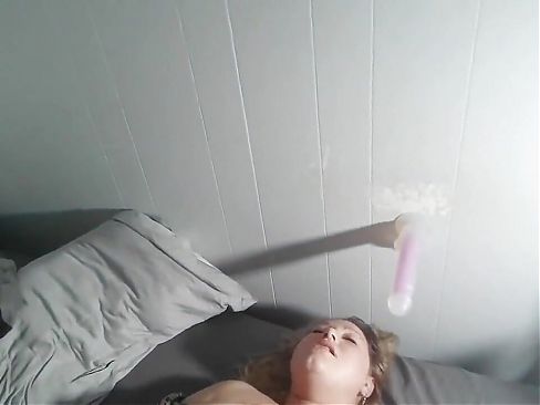 Double Dildo Pussy Stretching and Deep Throating with an Anal Finishing